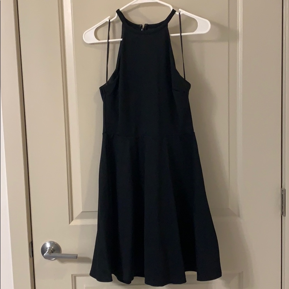Black skater dress